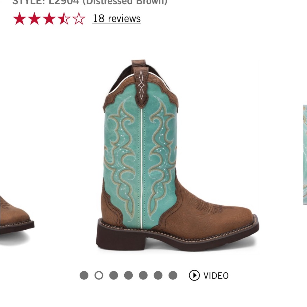 Justin boots- worn once